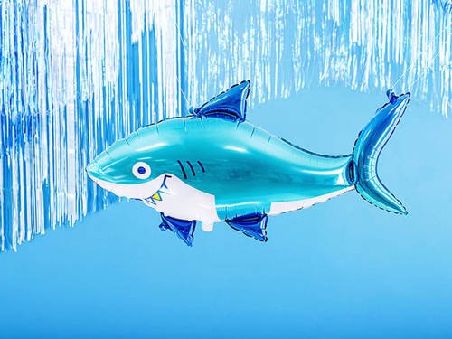 Shark foil balloon - 92 x 48 cm - 1 pc