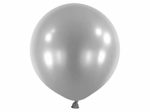 Silver Metallic balloons - 24'' - 4 pcs.