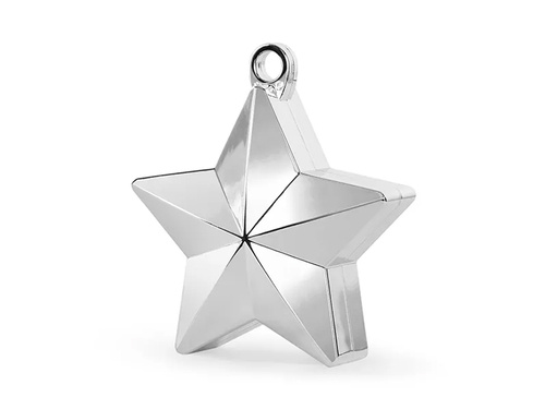 Silver Star Balloon Weight - 175g - 1 pc