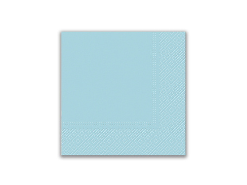 Sky Blue Napkins - 33 cm - 20 pcs