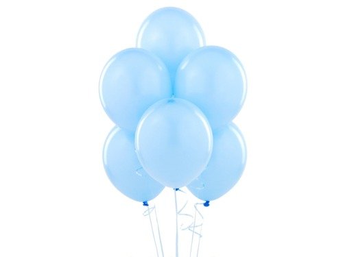 Sky Blue pastel balloons - 11'' - 100 pcs.