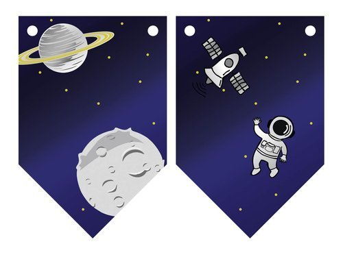 Space flag banner - 5 m - 1 pc