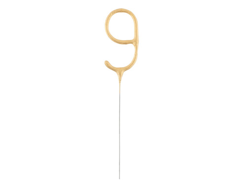 Sparkler number "9" - cm - 1 pc