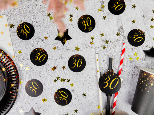 Sparkling 30th Confetti - 36 pcs.