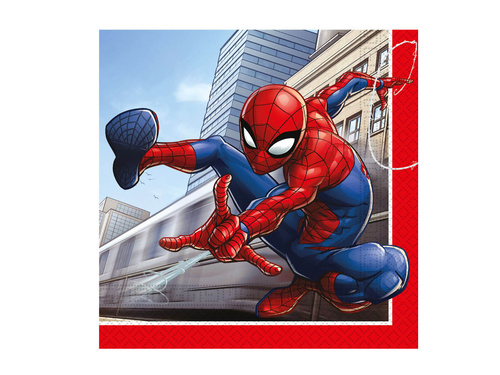 Spiderman birthday napkins - 33 cm - 20 pcs.