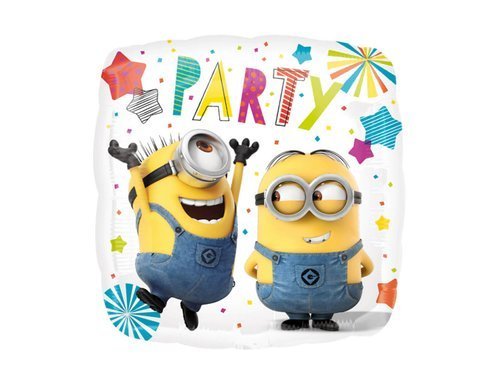 Standard "Despicable Me Party" Foil Balloon Square - 43 cm