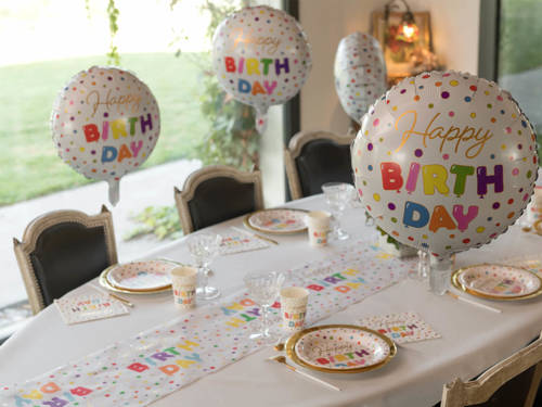 Standard Happy Birthday Foil Balloon - 45cm