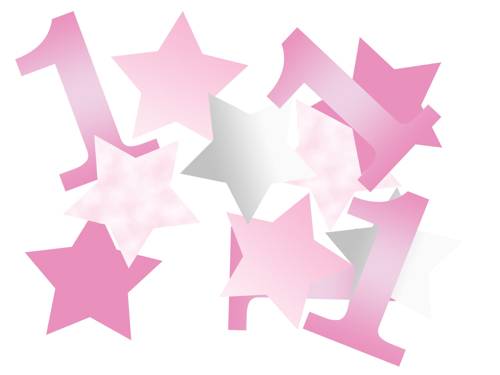 Stars cutouts - 12 pcs