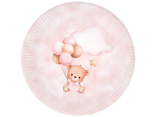 Stars paper plates - 18 cm - 6 pcs