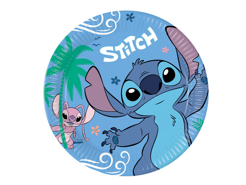 Stitch & Angel Plates - 23cm - 8 pcs