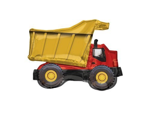 SuperShape "Dump Truck" Foil Balloon - 81 x 63 cm - 1 pc