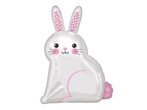 SuperShape "Happy Hop Bunny" Foil Balloon - 1 pc