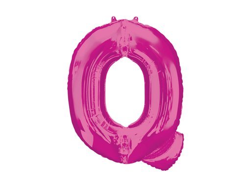 SuperShape "Letter "Q" Pink" Foil Balloon - 60 x 81 cm - 1 pc