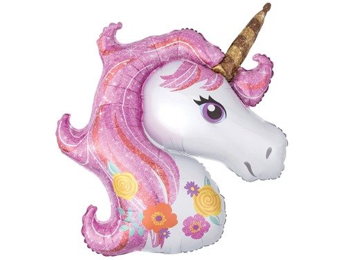 SuperShape Magical Unicorn Foil Balloon 83 x 73cm - 1 pc