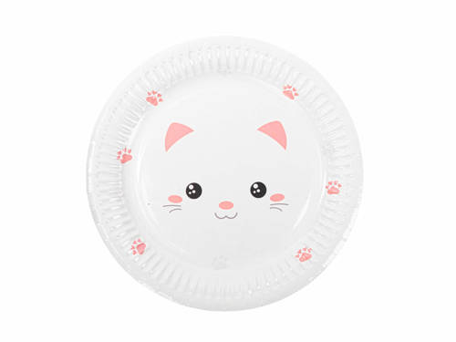 Sweet Kitty Plates - 18 cm - 6 pcs