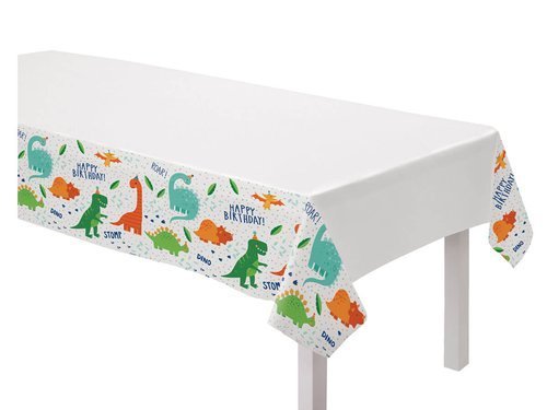 Tablecover Happy Dinosaur Plastic 137 cm x 260