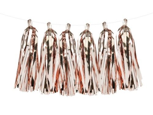 Tassel Garland Rose Gold - 150 cm - 1 pc