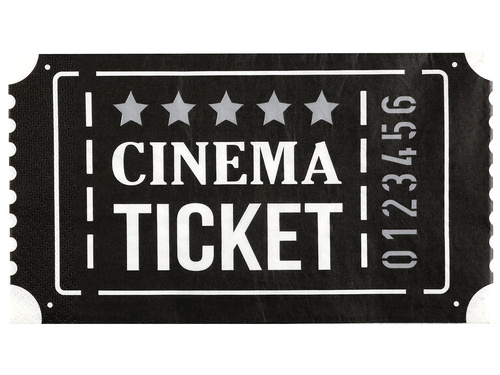 The cinema napkin - 33 cm - 20 pcs