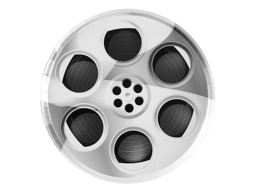 The cinema plate - 22,5 cm - 10 pcs