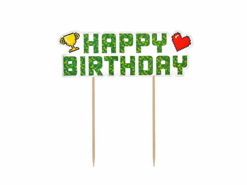 Topper Happy birthday - 1 pcs