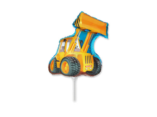 Tractor Mini Shape Balloon - 32 x 27 cm - 1 pc