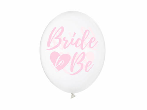 Transparent balloons Bride to be - 30 cm - 50 pcs