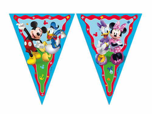 Triangle flag banner Mickey - 1 pc