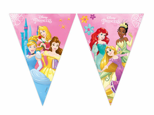 Triangle flag banner Princess - 1 pc