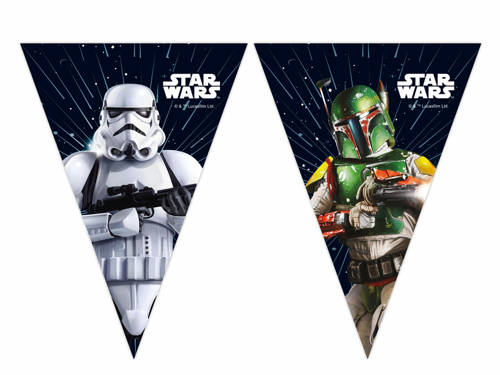 Triangle flag banner Star Wars - 1 pc