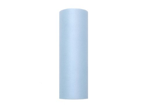 Tulle on roll 15 cm x 9 meters - sky-blue - 1 pc