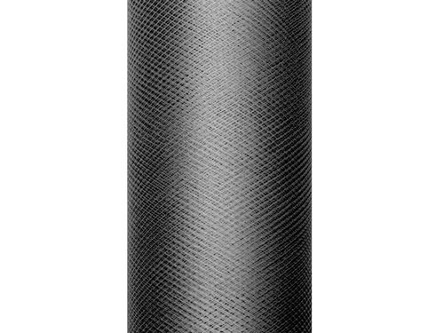 Tulle on roll 30 cm x 9 meters - black - 1 pc