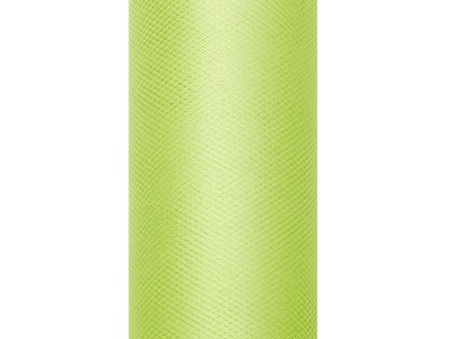 Tulle on roll 30 cm x 9 meters - light green - 1 pc