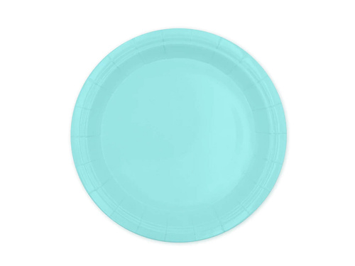 Turquoise Paper Plates - 18 cm - 6 pcs