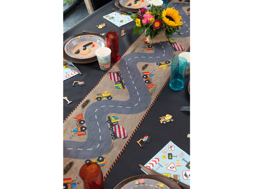 Under construction table runner - 30 x 500 cm - 1 pc