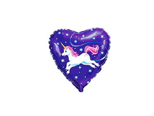 Unicorn Foil Balloon 46cm - 1 pc