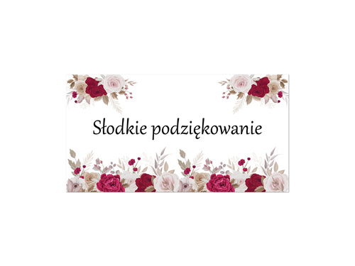 Wedding cake labels, 30 pcs