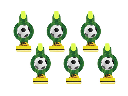 Whistles Football - 6 pcs