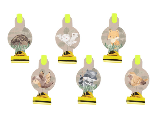 Whistles Forest Animals - 6 pcs