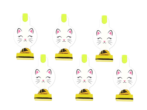 Whistles Kitty - 6 pcs