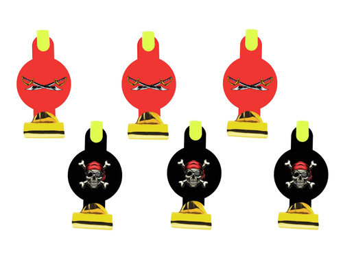 Whistles Pirates - 6 pcs