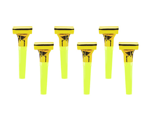 Whistles, gold - 6 pcs.