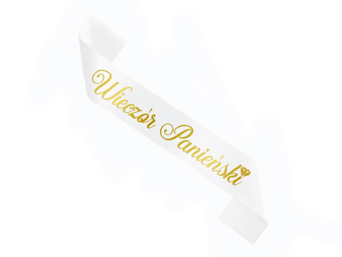 White sash with the inscription Ladies' Night Out - 1 pc.