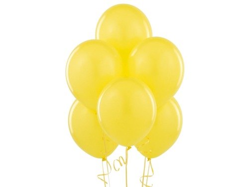 Yellow pastel balloons - 11'' - 100 pcs.