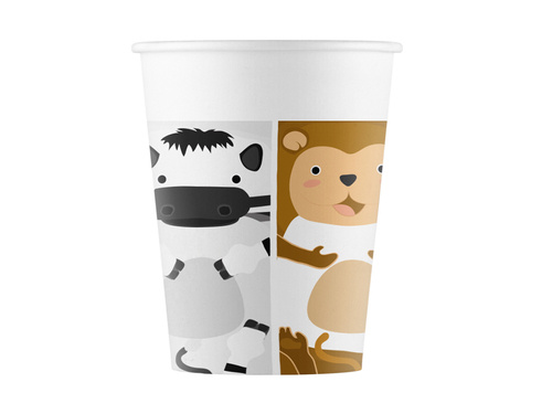 ZOO Paper Cups - 200 ml - 8 pcs