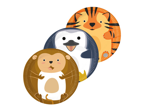 ZOO Paper Plates - 23 cm - 8 pcs