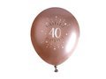 40th Birthday balloons - 30 cm - 6 pcs