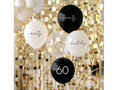 60th Birthday balloons - 30 cm - 5 pcs