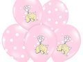 Balloons 12" "Elephant and dots" – mix, pink 60 pcs