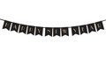 Banner Happy New Year black - 15 x 170 cm - 1 pc