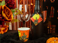 Bottle hanging cards Halloween - 12 pcs